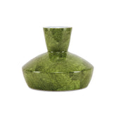 Hand Printed Vase Mint Green